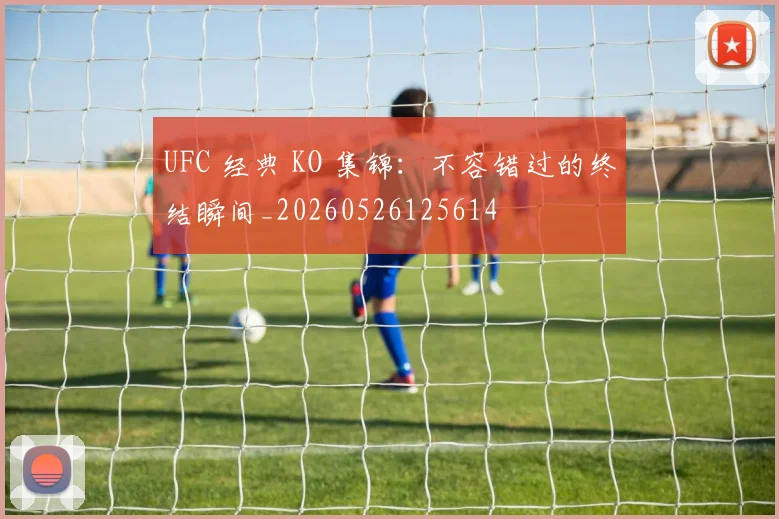 UFC 经典 KO 集锦：不容错过的终结瞬间_20260526125614